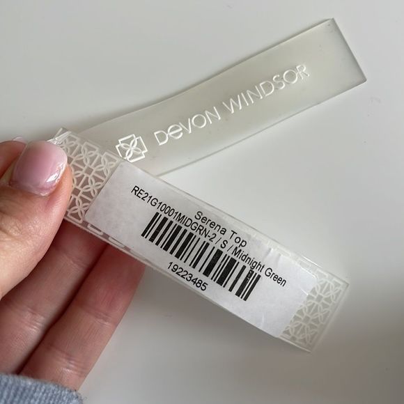 NWT Devon Windsor Serena Top size Small & Sana Bottom size Medium midnight green - Picture 3 of 5